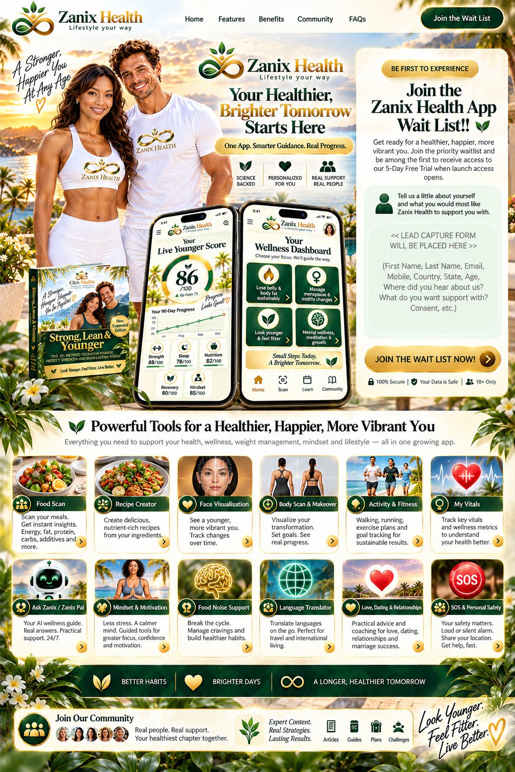 Destiny Power and James Masters, Zanix Health